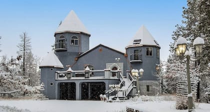 Whimsical acreage with high-end finishes, old-world character, air hockey, & W/D