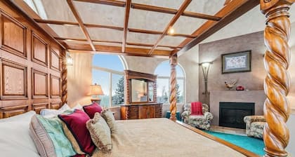 Whimsical acreage with high-end finishes, old-world character, air hockey, & W/D