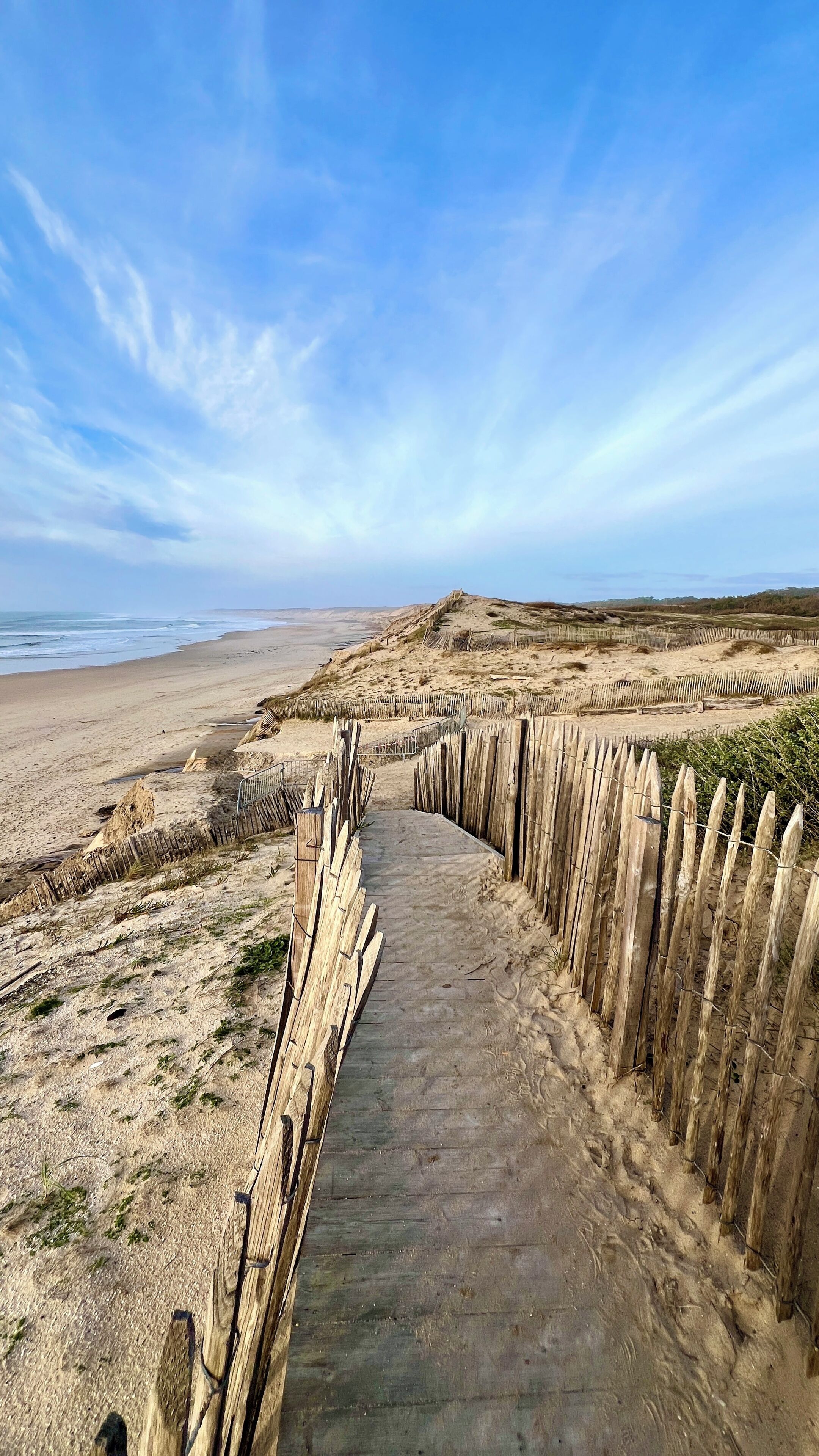 Vlak bij het strand