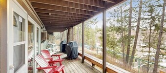 Dog-friendly, lake-view condo with pool, hot tub & nearby beach - near parks
