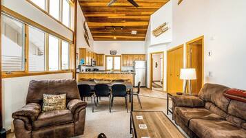 TV, fireplace, DVD player