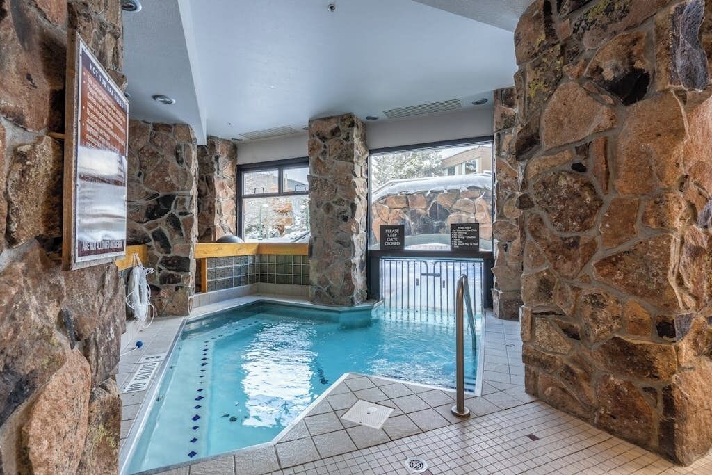 Indoor pool, a heated pool