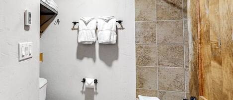 Dusche, Handtücher