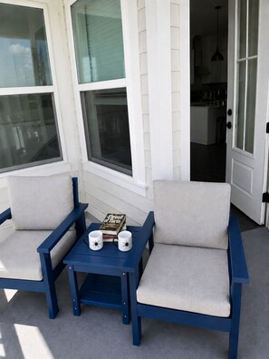 Terrace/patio - Brand New 2026 Home, Private Pool + Hot Tub, Historic District Balconies (St. Augustine)