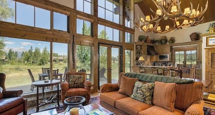 Impressive mtn-view home near national parks with deck, fireplace, & streaming