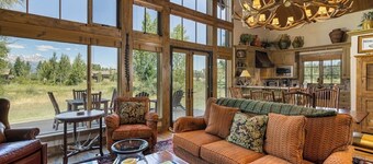 Impressive mtn-view home near national parks with deck, fireplace, & streaming