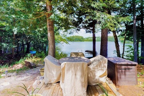 The Three Cornered Pond Retreat | House in Augusta with kayaks & dock access