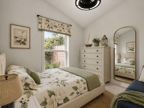 2 chambres, fer et planche à repasser, draps fournis