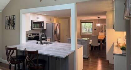 Tranquil Mountain Escape with Modern Comforts, Deck, Fire Pit, and Shared Pools
