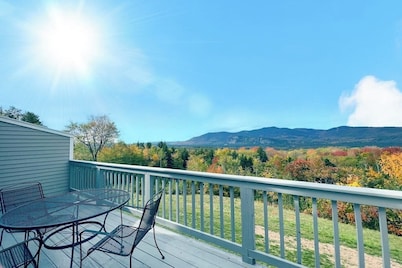 Scenic year-round retreat with amazing mountain views & tennis courts