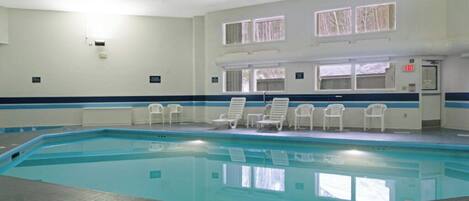 Indoor pool, a heated pool