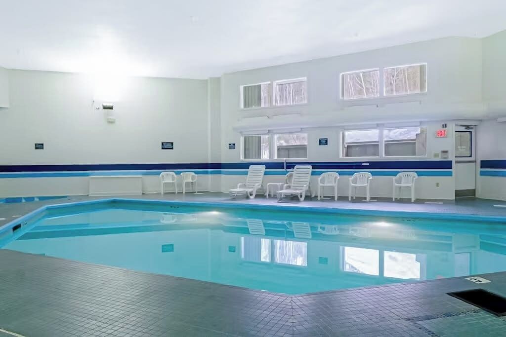 Indoor pool, a heated pool