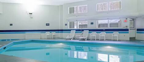 Indoor pool, a heated pool