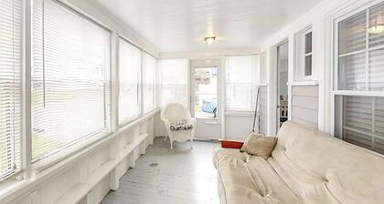 Coastal Cottage w/ Enclosed Front Porch, Pond View – By Beach & Bike Path