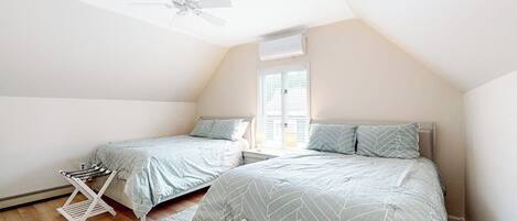 Desk, iron/ironing board, travel crib, free WiFi