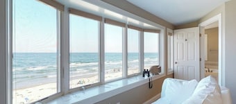 Oceanfront Stunner w/ Kayaks, Beach Gear, Fireplace, Amazing Water Views & Pond