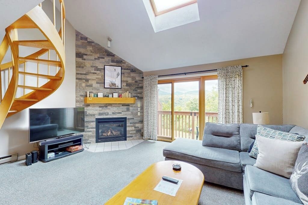TV, fireplace, DVD player