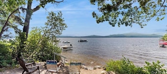 Lakefront home with views, water access for boating & swimming