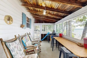 Interior - Lakefront home with views, water access for boating & swimming (Freedom)
