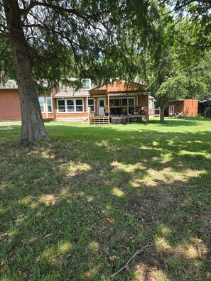 Exterior - Lakefront house with boat house. (Jewett)