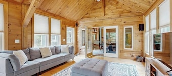 Classic Wooded Retreat W/ Gorgeous Interior & Great Location Near Skiing & Lake
