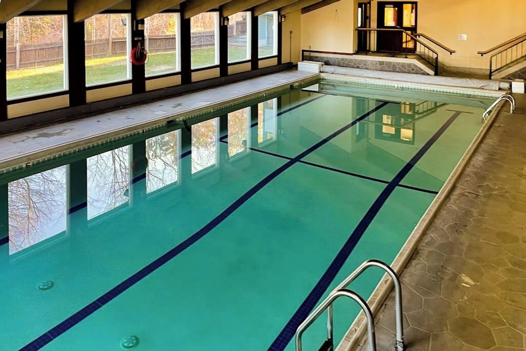 Indoor pool, a heated pool