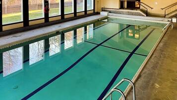 Indoor pool, a heated pool