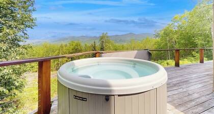 Spectacular home w/ views, expansive deck & hot tub; close to skiing & hiking