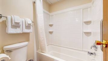 Hair dryer, towels