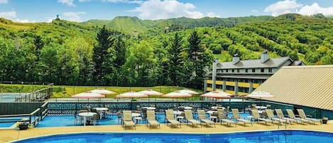 Piscine intérieure, piscine chauffée