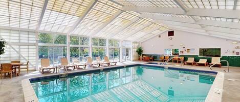 Piscine couverte, piscine chauffée