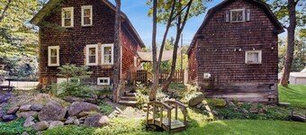 Country home w/ stream, yard, garden, snowmobile access, nr Santa's Village