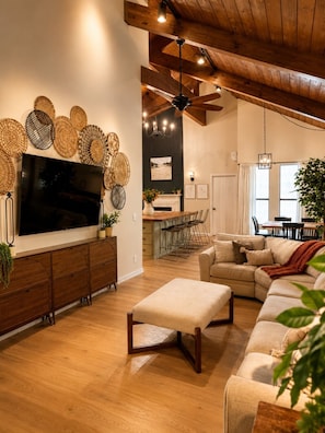 Living area - Ultimate Family Getaway | Kids Loft + Firepit (Tulsa)