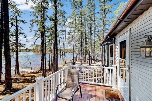 Lakefront four season home w/private beach, boat slip, dock, & fishing kayaks