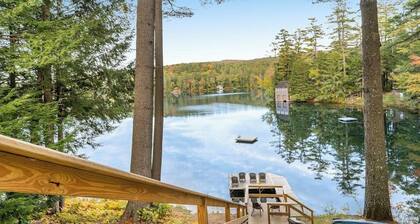 Lakefront house with skiing nearby, dock, and amazing views - dog-friendly