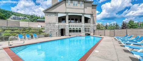 Indoor pool, a heated pool