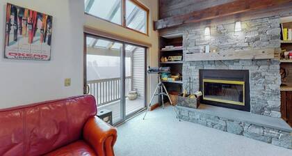 Three-story, ski-in/out condo with mountain view - dog-friendly