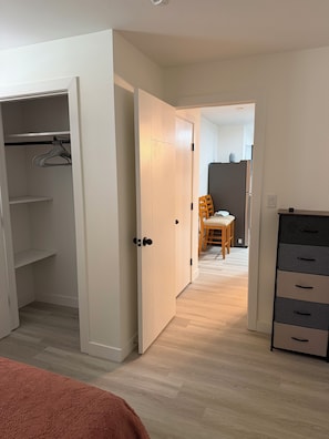 1 bedroom, iron/ironing board, bed sheets