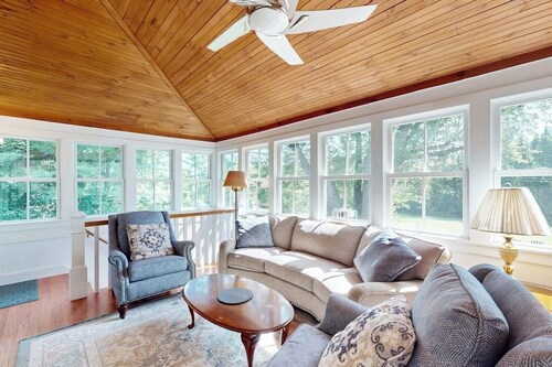 Classic village home with large porch, washer/dryer, cable, grill & partial AC