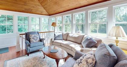 Classic village home with large porch, washer/dryer, cable, grill & partial AC