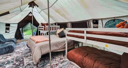 Bunk Tent at Camp Little Lemhi