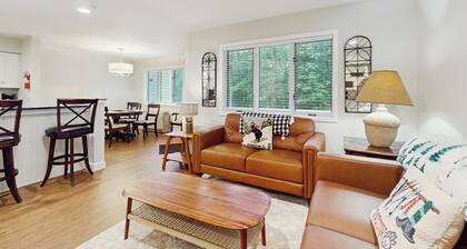 Updated ground floor condo w/ patio, fireplace, ski locker, door to door shuttle