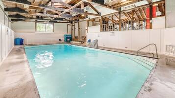 Indoor pool, a heated pool