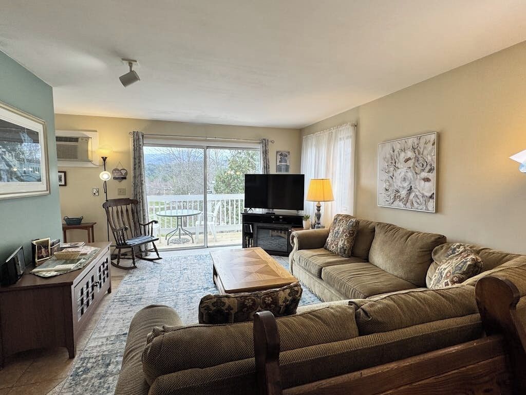 TV, fireplace, DVD player