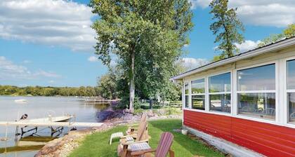 Lakefront retreat with kayak, dock, Adirondack chairs, & stellar views - dogs ok