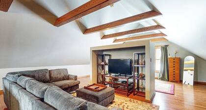 Spacious studio, dog-friendly, close to recreation, central a/c, TV, wifi