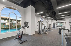 Fitness facility - VITAMIN SEA SPOT Luxury 1-bedroom condo - Sleep 4 - Panama City Beach with AC (Panama City Beach)