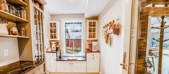 Beautiful, rustic home w/ on-site playground, deck, patio, grill, and fireplace