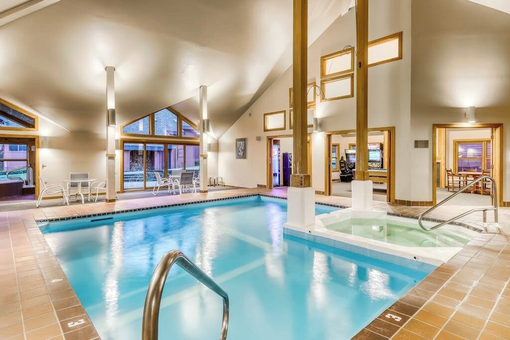 Indoor pool, a heated pool