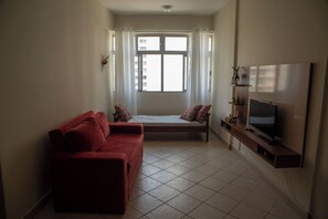 TV - Florida in Guarujá. Cozy apartment with ocean view. Pets allowed! (Guarujá)